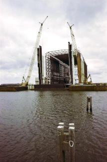 Bouw van Dok VI in 1978, Bron HisDocMB